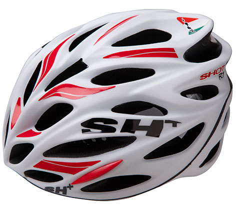 WHITE / RED MATT